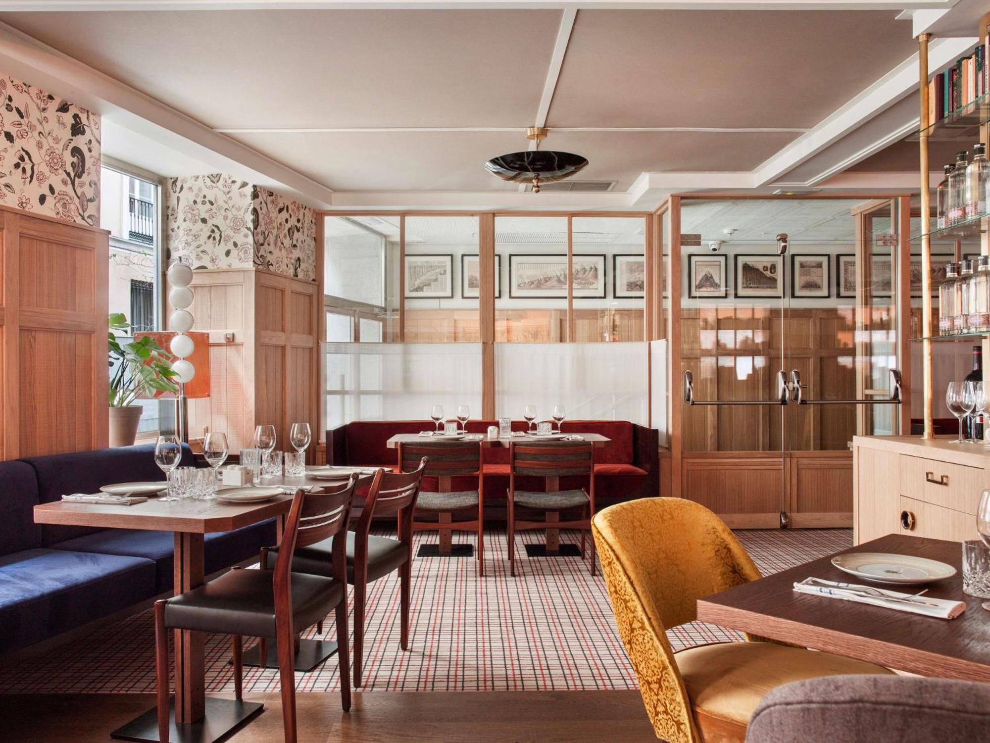 Nh Collection Madrid Suecia Otel Dış mekan fotoğraf Interior of the restaurant