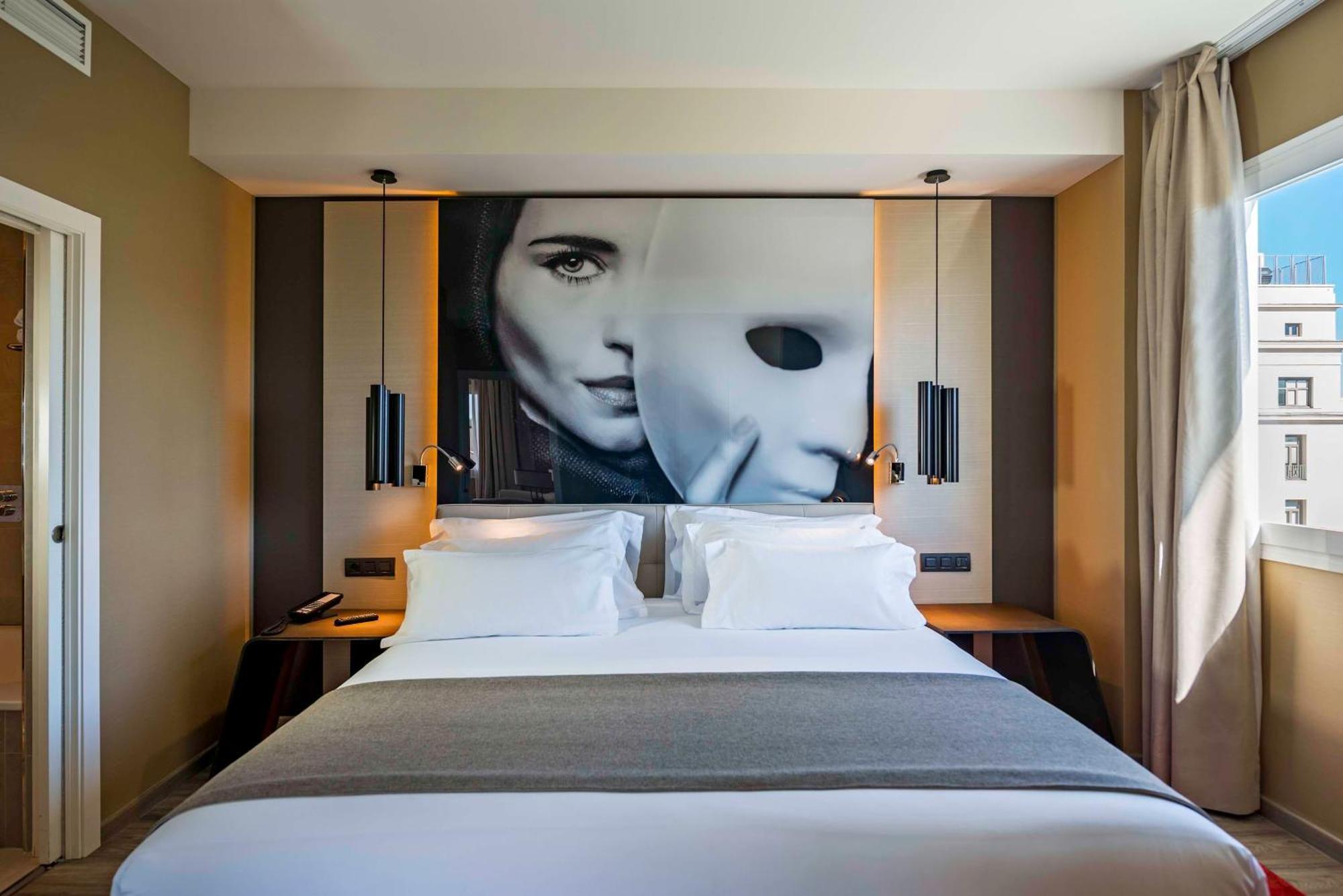 Nh Collection Madrid Suecia Otel Dış mekan fotoğraf A bedroom at the hotel