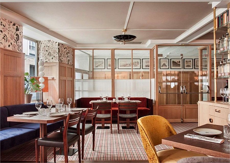 Nh Collection Madrid Suecia Otel Dış mekan fotoğraf The interior of the restaurant