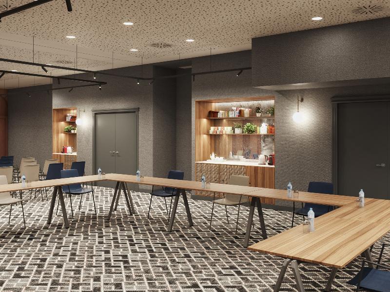 Nh Collection Madrid Suecia Otel Dış mekan fotoğraf The interior of the new station building